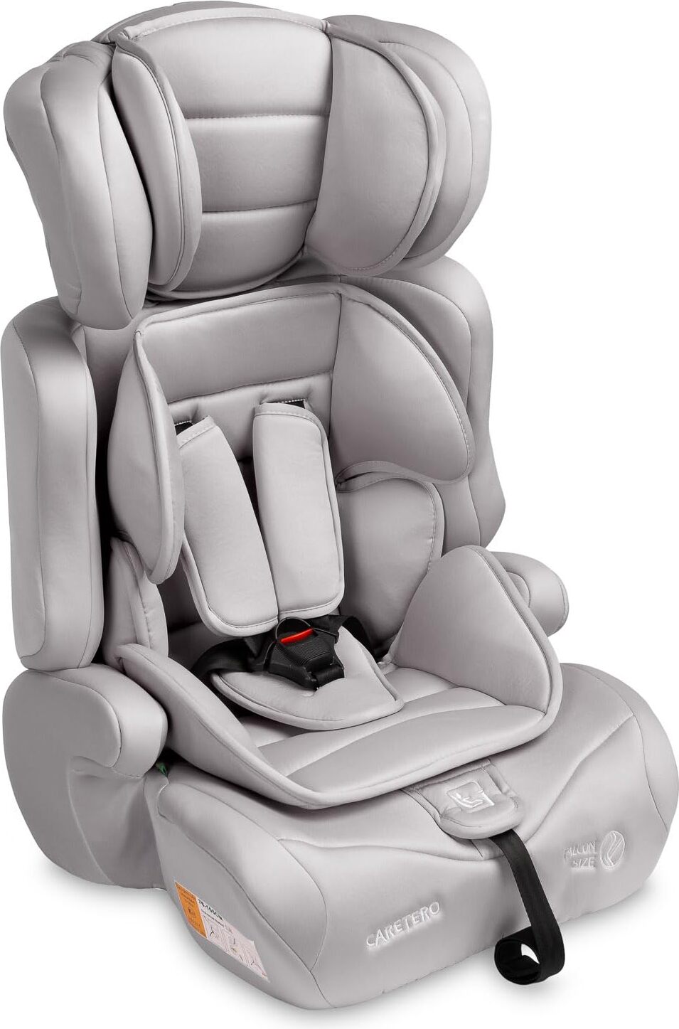 CARETERO - Autositz Kinder (76-150), 3in1-Autokindersitz Falcon, Grau
