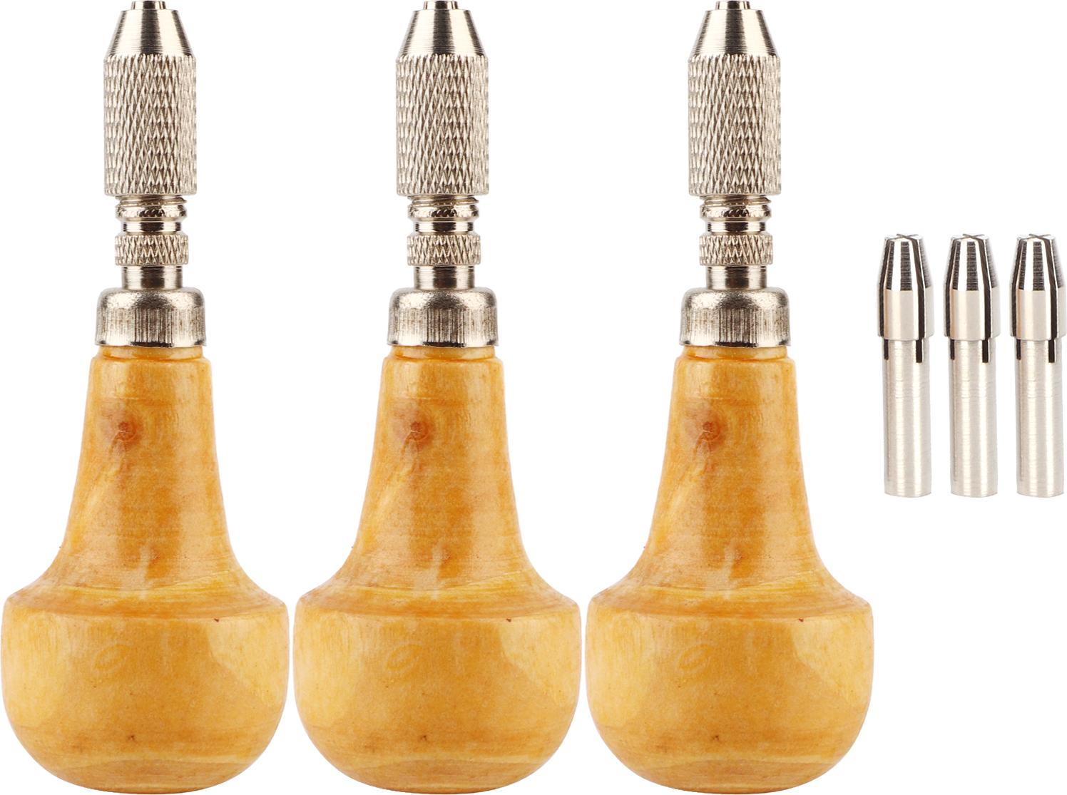 Gistuch 3 Set Pin Vise Graver Typ Chuck Single End Lock Düse Gold Schmuck Produktion Herstellung Werkzeug
