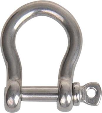 Pricenet Geschweifte Schäkel 5mm, A4 RVS AISI 316, 1.000 daN SF_547105
