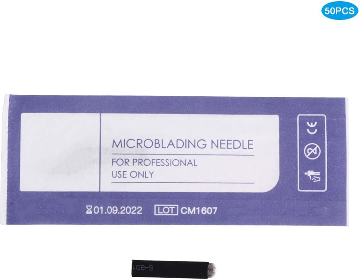 Cocosity 50pcs U Form 18 Pin Microblading Nadeln Augenbraue Tattoo Makeup Nadel Klinge