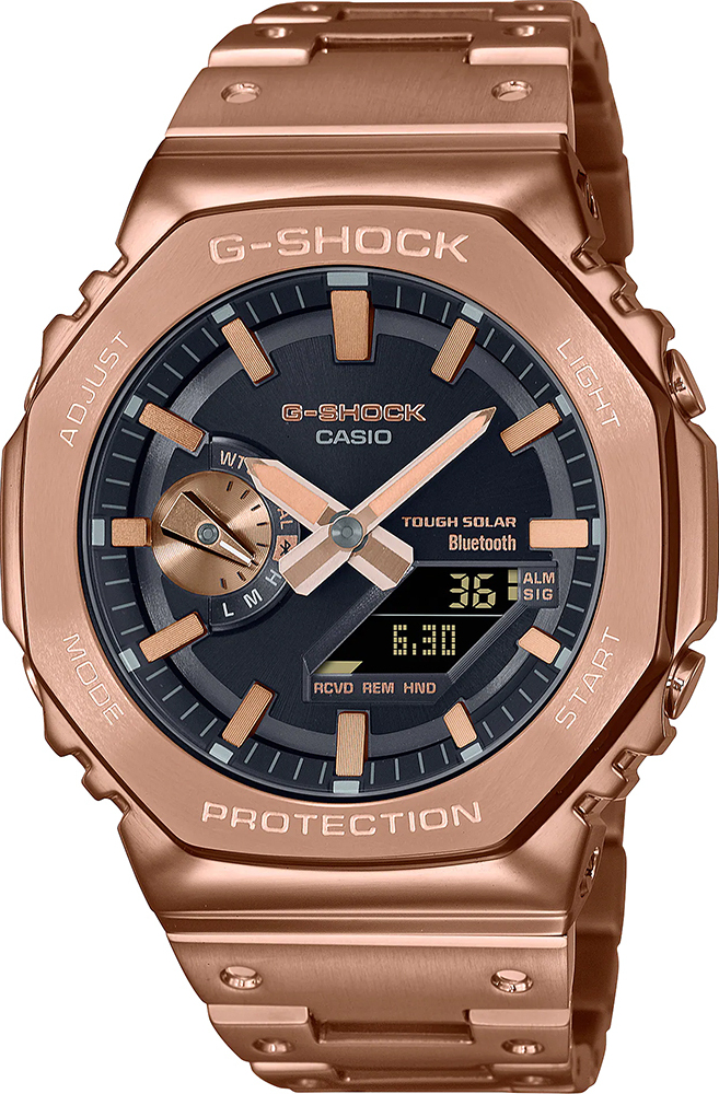 CASIO G-Shock - GM-B2100GD-5AER Farba remienka: Rose Gold Dial Black Mens