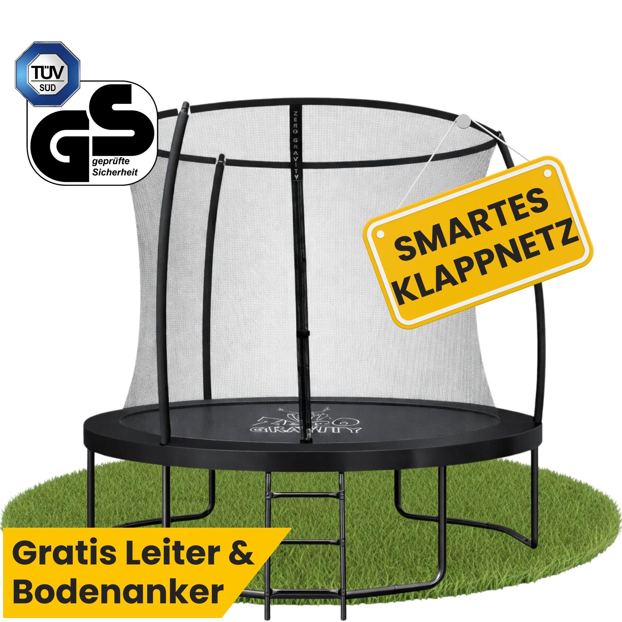 Trampolína Zero Gravity, priemer 244 cm, vrátane rebríka – pre používateľov do 75 kg