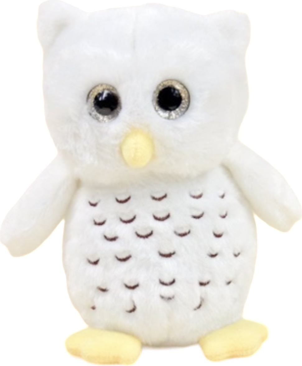 Winfried Kögler GmbH Labertier Schneeeule "Mia" 18 cm 75904