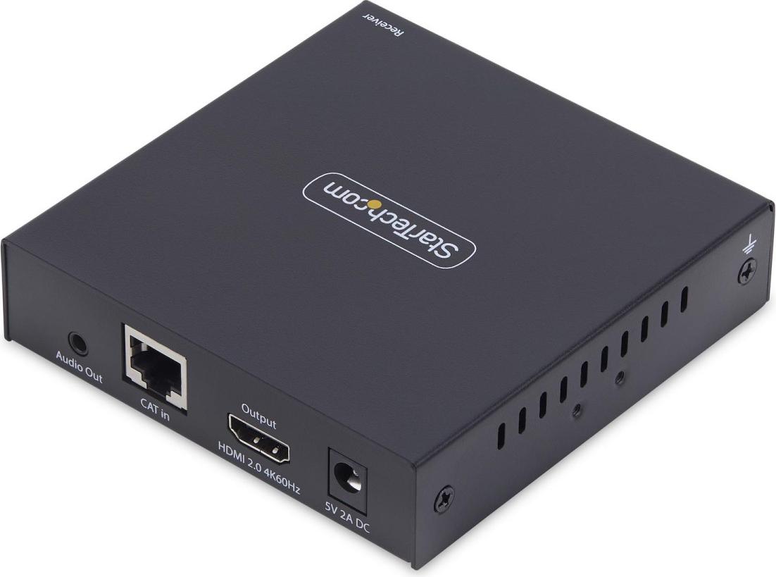 StarTech.com HDMI Receiver over IP-Netzwerk für IH2006 Produktreihe, 4K 60Hz, AVoIP, Treiberlos, mit Montagesatz, HDMI Empfänger für KVM Extender IH2006-HDMI-RX