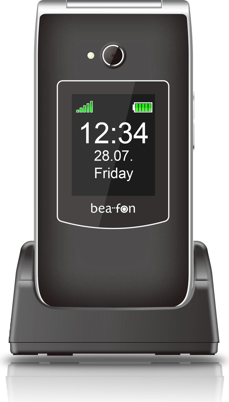 Bea-fon SL645 LTE, mušľa, jedna SIM karta, 7,11 cm (2,8"), 3 MP, 800 mAh, čierna