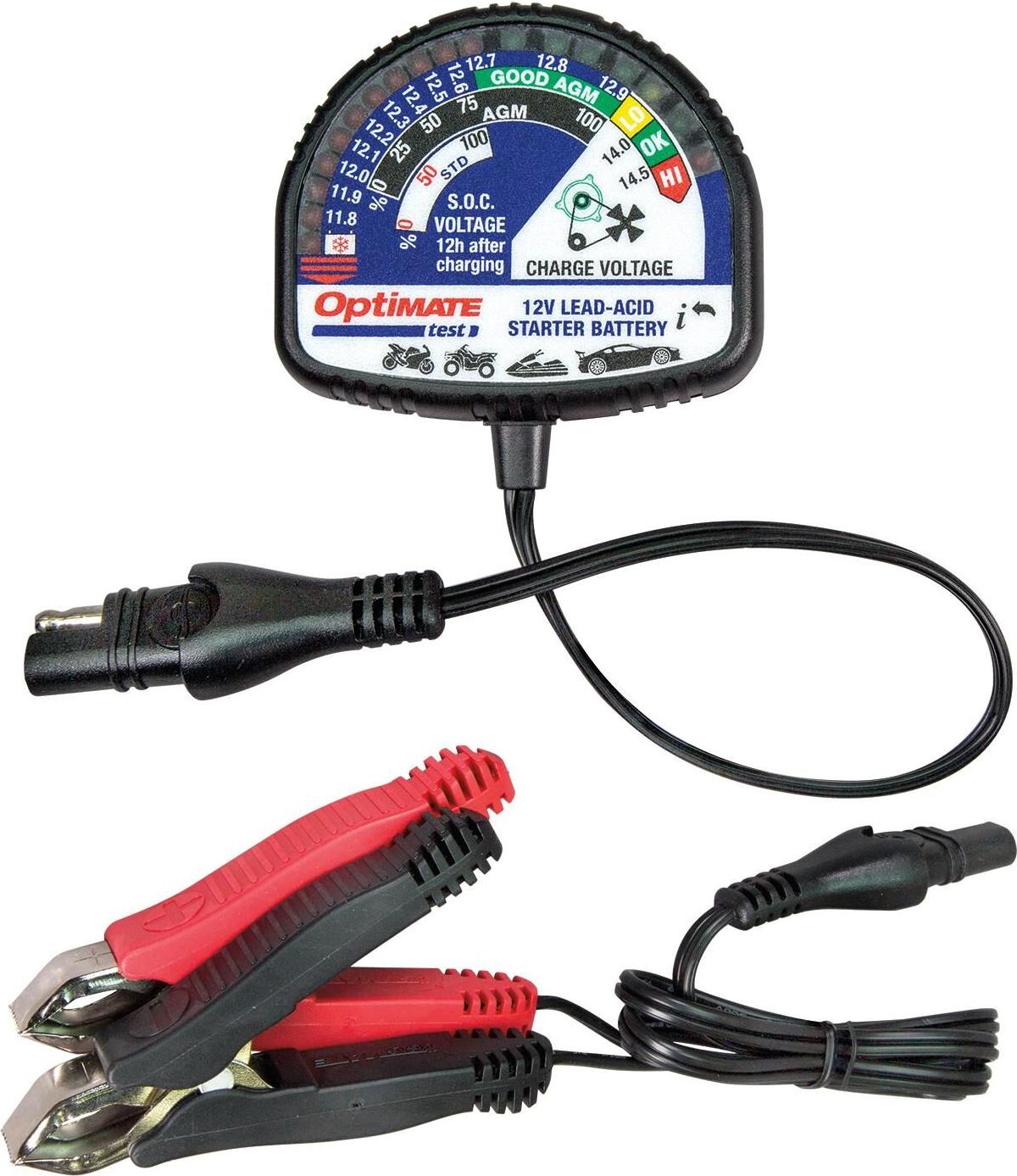 Tecmate Batterietester optimaler Test. Batterietester Optimate TS130