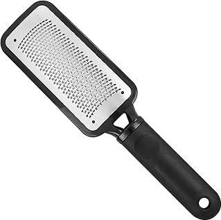 Akhan Hornhautentferner & Hornhauthobel Set | Professionelle Hornhautraspel Fuß & Edelstahl Hornhautfeile | Entfernt Starke Hornhaut & Tote Haut | Fußschaber (Schwarz) 174795572