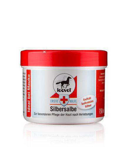 leovet Silbersalbe Erste Hilfe Antiseptische Wundsalbe mit Silberionen 150ml NEW-12776