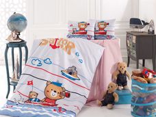 KK Shopping Baby Bettwäsche Wendebettwäsche Seemann Sailor 100 x 135 cm