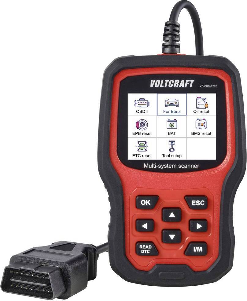 VOLTCRAFT VC-OBD-9770 OBD II Diagnosetool VC-14616095