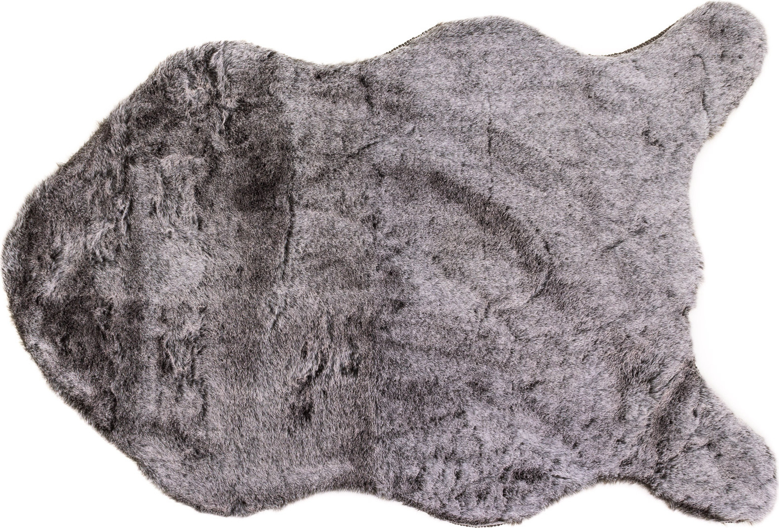 Noor Living 83125 Cozy Moments Syntetik Dekofell grau – ca. 90 x 60 cm 83125-grau