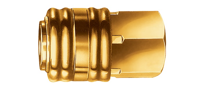 Armaturen-u. Autogengerätefabrik Ewo H. ewo Einhandkupplung G1/4 Zoll Innengewinde aus Messing - 308002 308.002
