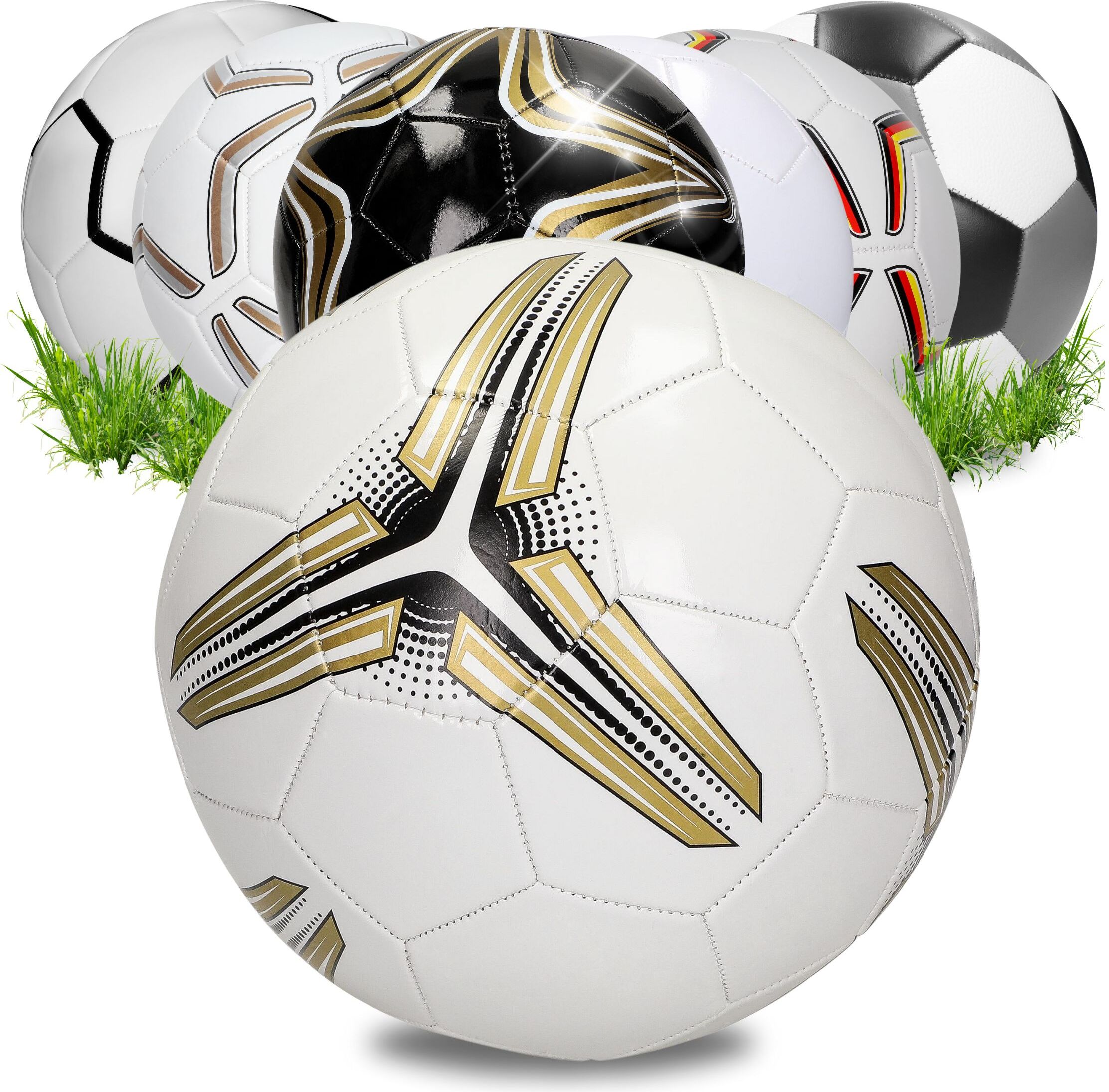 Fußball 'Match' Ball für Kinder Erwachsene Größe