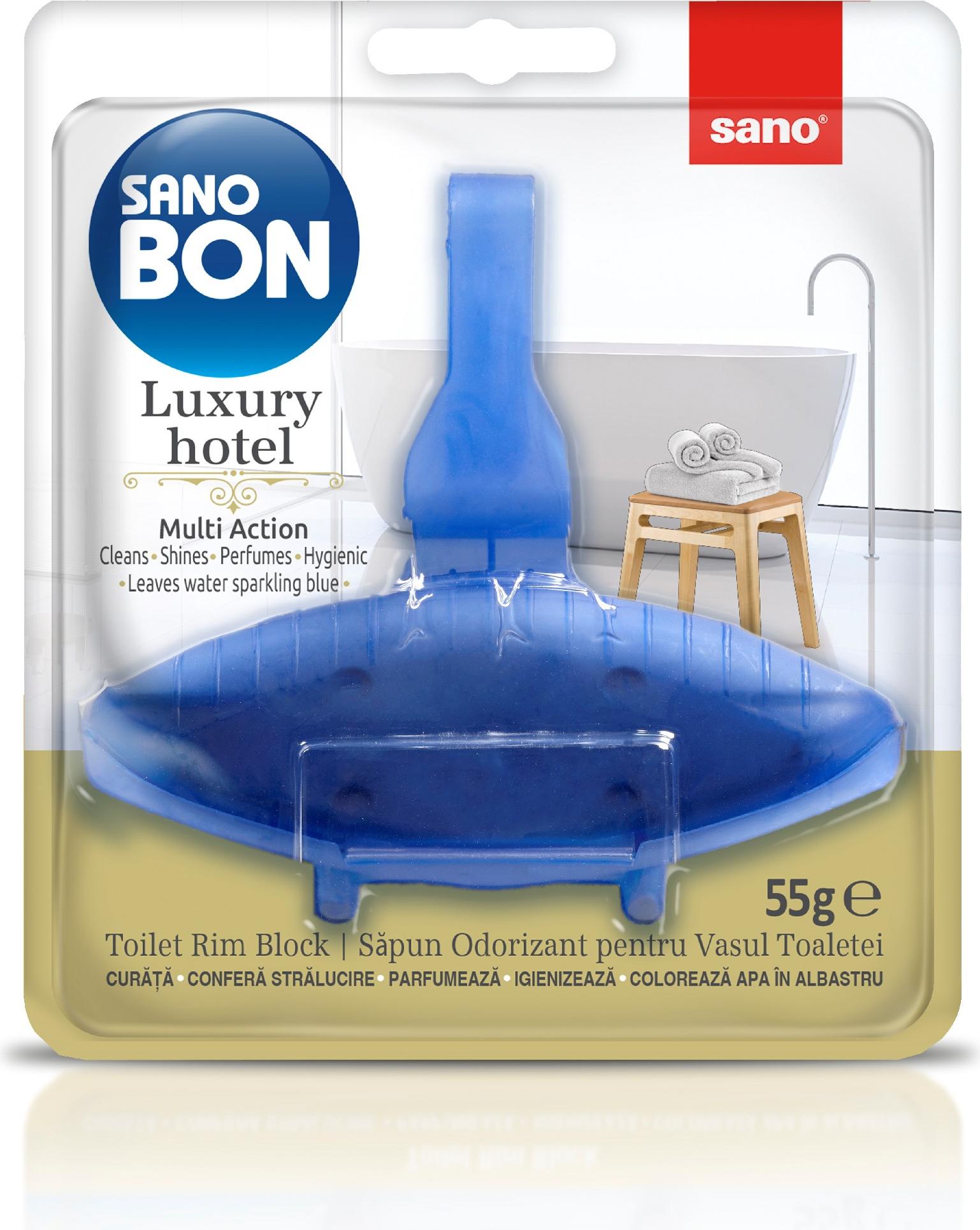 AUREUS SANO Bon 5-in-1 Toiletten-Farbaufhänger - Luxushotel 55 g