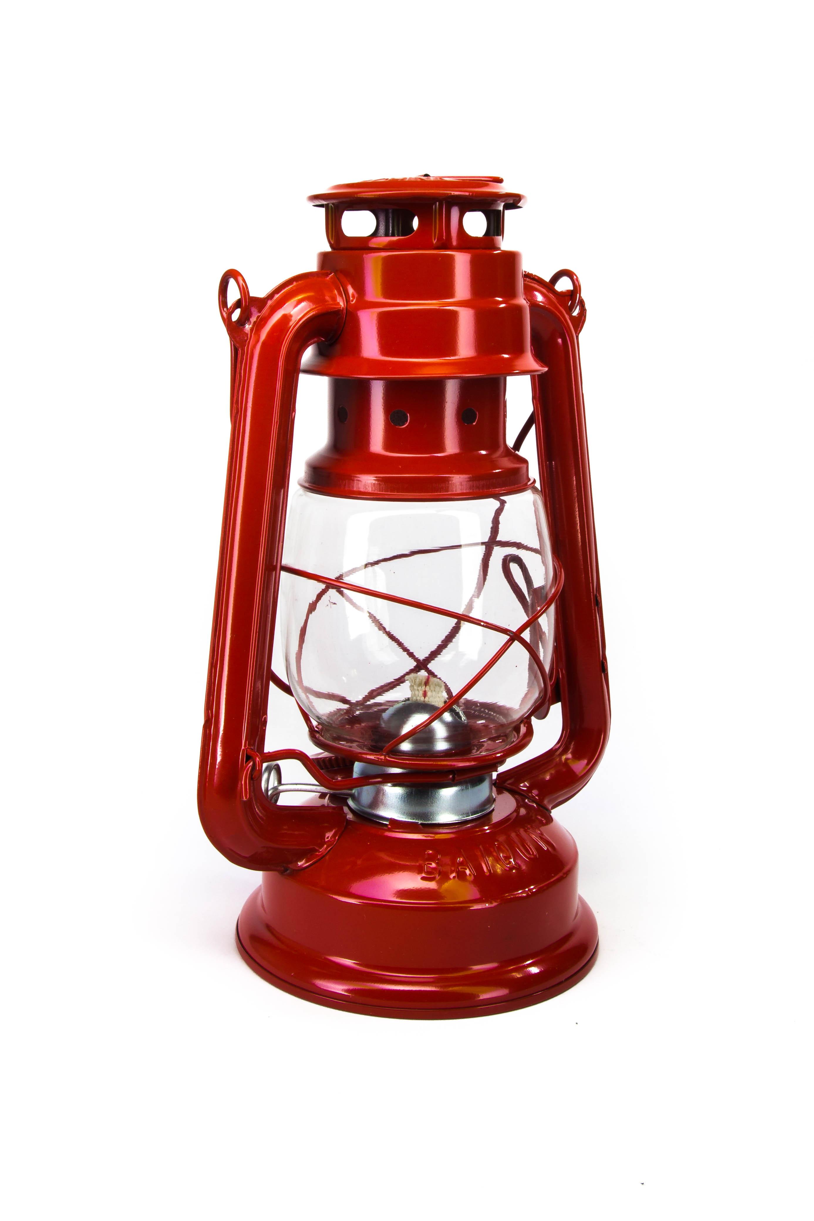 Campfrei Petroleum Sturmlampe 30 cm rot Sturmlaterne Laterne Lampe 55876