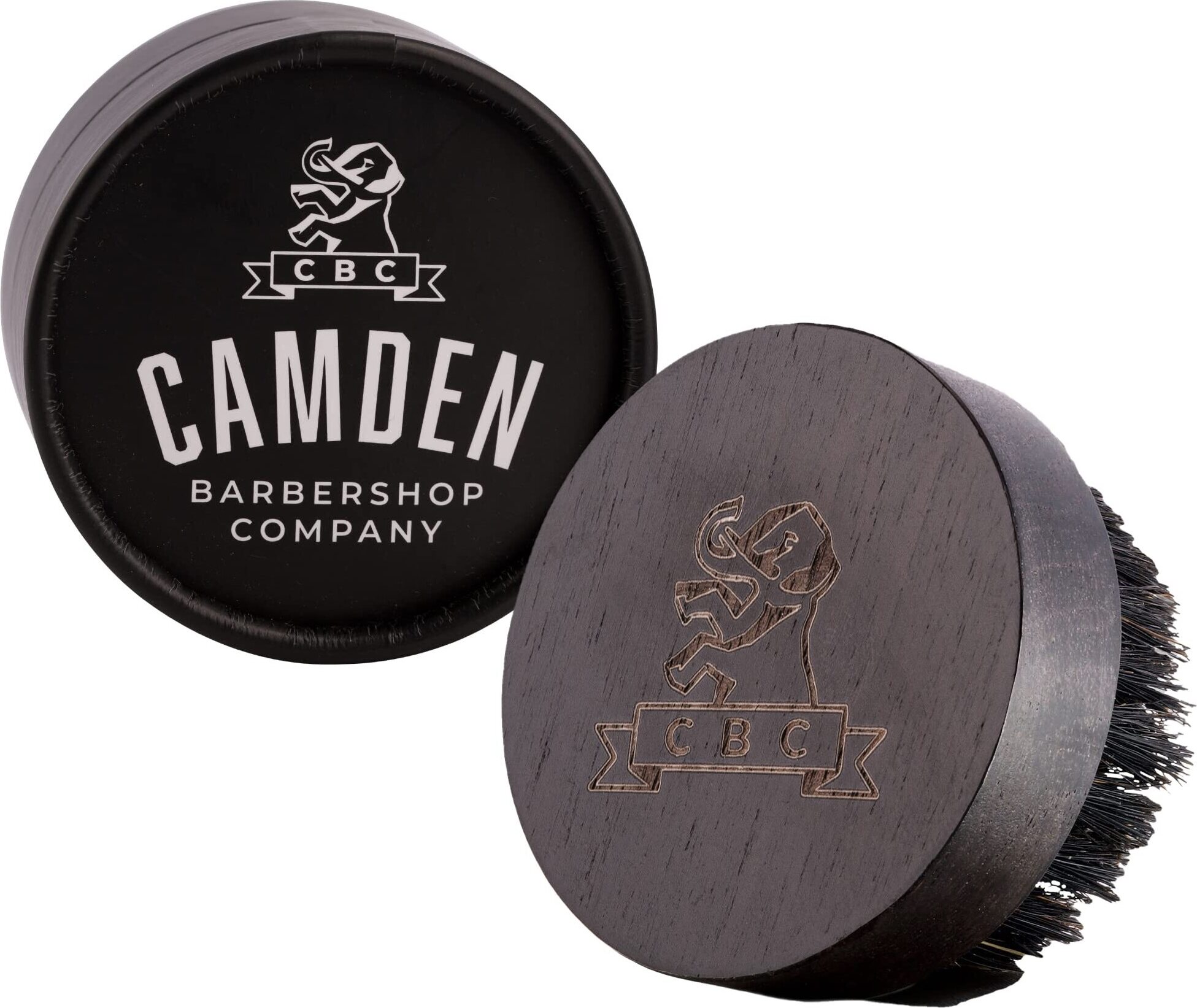Bartbrste von Camden Barbershop Company inkl. Case aus Walnussholz Fr die tgliche Bartpflege & das Auftragen von Bartl CAMIN103MRNAOSP
