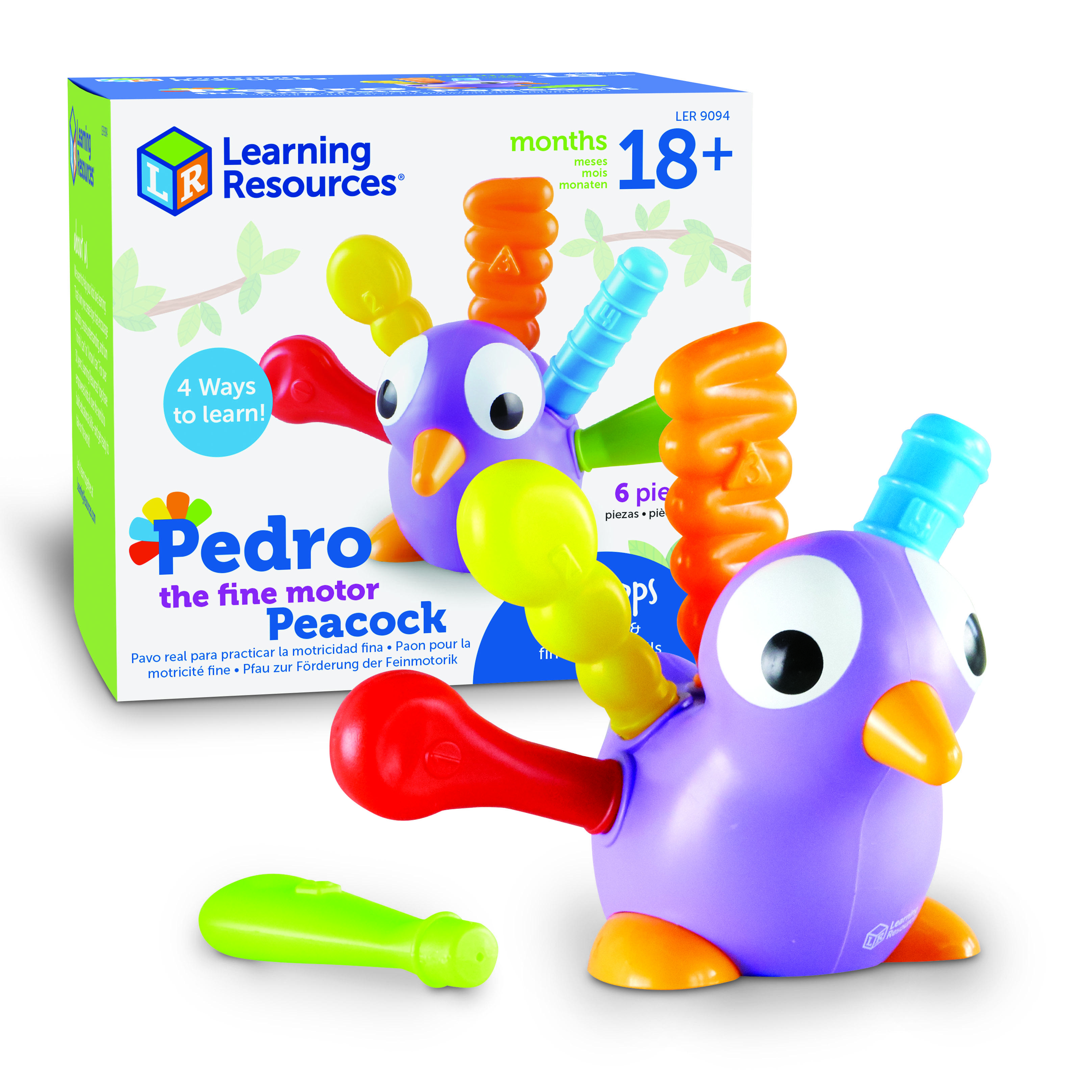 Learning Resources Learning Resources - Pedro The Fine Motor Peacock 950LER9094