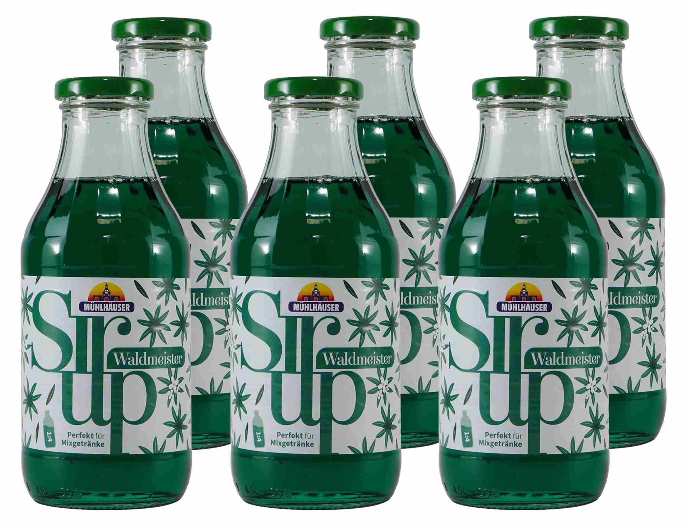 Mühlhäuser Waldmeister Getränkesirup (12 x 0,5L) 12135-KA