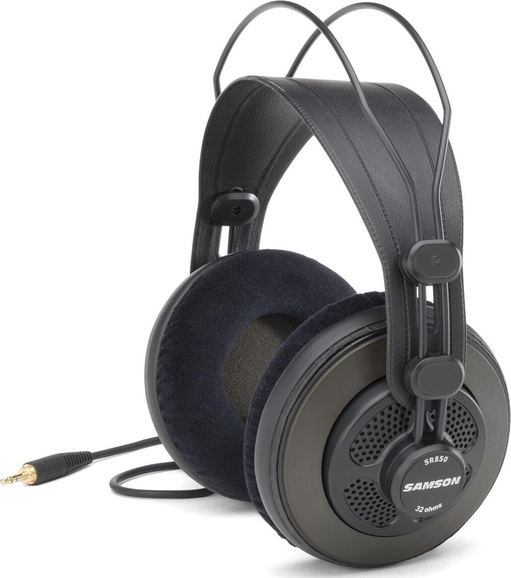 Samson SR850, Kábel, 10 - 30000 Hz, Slúchadlá, Čierna