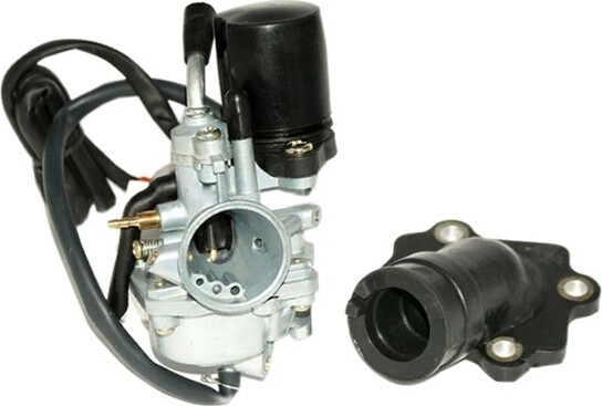 Untimero VERGASER 12mm Auto Choke ANSAUGSTUTZEN für Aprilia SR 50 NETSCAPER Replica 94-99