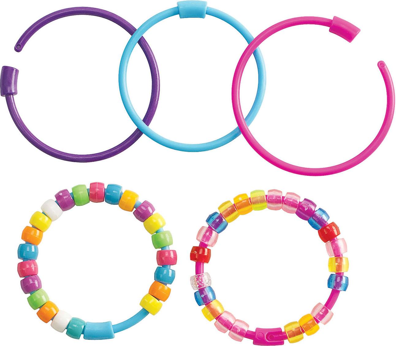 Colorations - Perlenarmbänder mit Verschluss, 24er-Set CHPBBR