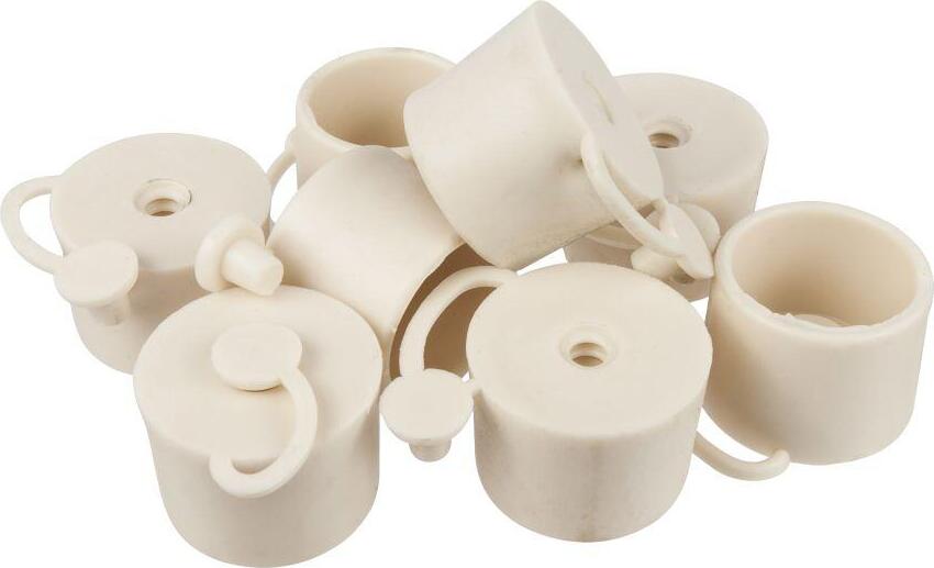 M.A.T. Gärungsstopfen Durchmesser 54x35mm mit Kappe WHITE