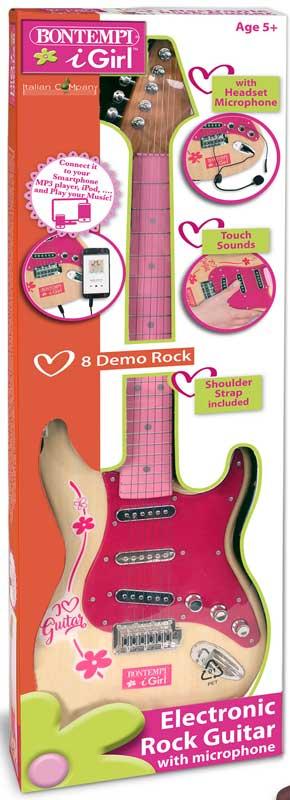 Chitarra elettrica Bontempi Rosa Set per chitarra