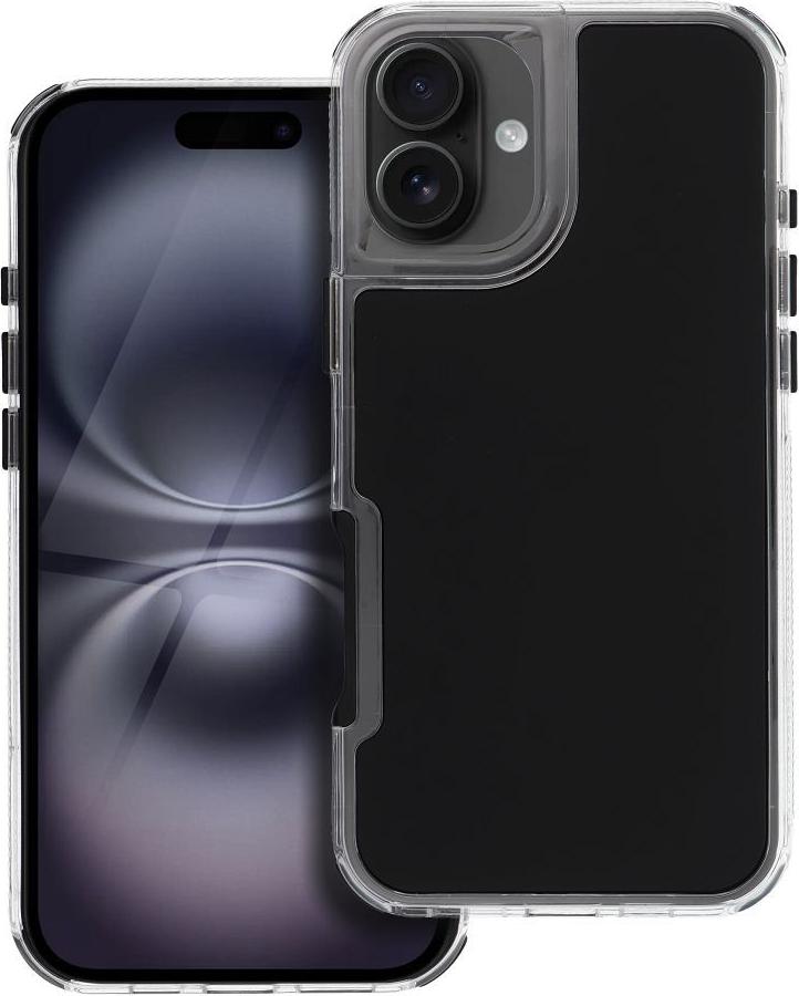 Puzdro na mobilný telefón MATRIX vhodné pre IPHONE 16 PLUS čierne