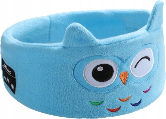 Páska na oči pre detské slúchadlá na spanie sova