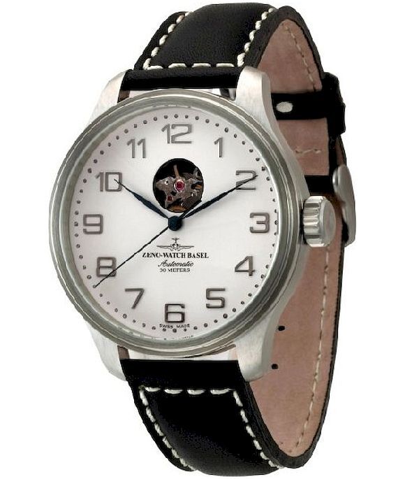 Zeno-Watch - Náramkové hodinky - Pánske - OS Retro Open Heart - 8554U-e2