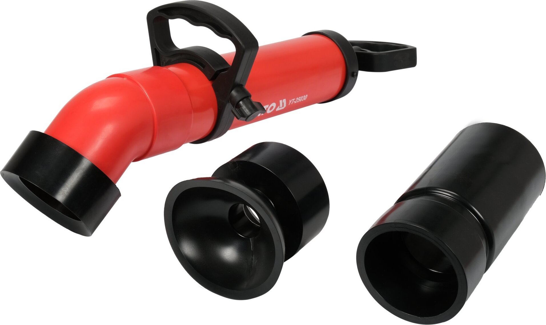 YATO Rohrreinigungspumpe Saug + Druck Rohrreiniger Handpumpe Abflußreinigung von Waschbecken + WC Rohrreinigung 19760