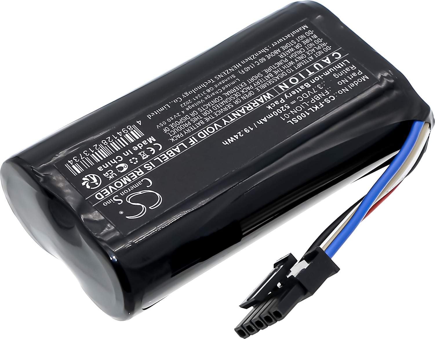 TECHTEK Akku Kompatibel mit [Fluke] LinkIQ, LIQ-100, LIQ-100-IE, Networks LIQ-100-IE, Networks LIQ-100/FPC3, Networks LIQ100, Networks LIQ100 LinkIQ