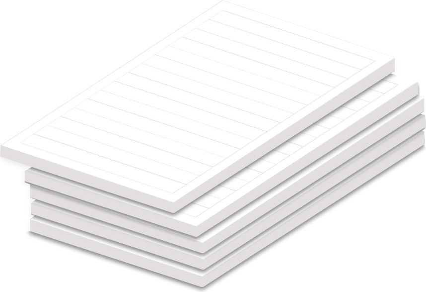 Blocco Ordini PRICARO Formato A5 - 10 Pezzi, 50 Fogli Ciascuno - Design Salvia - Blocco A Strappo Per Ristoranti, Bar E Negozi