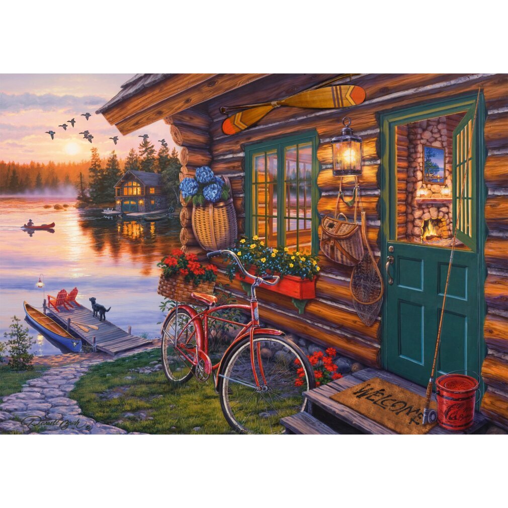 Schmidt Spiele SCHMIDT Puzzle Landhaus am See 1000 Teile 58531