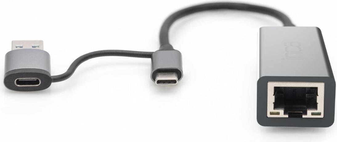 INCA IUTP-01TX INCA Adapter IUTP-01TX Ethernet > USB und Typ C Anschluss