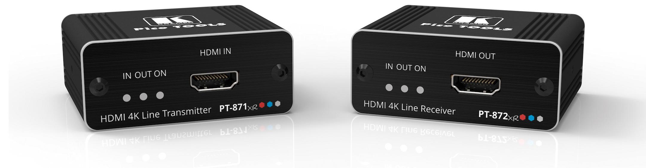 Kramer PT-871/2xr-KIT 4K HDR HDMI Kompakte PoC Extender über Long–Reach DGKat 2.0 50-80389390