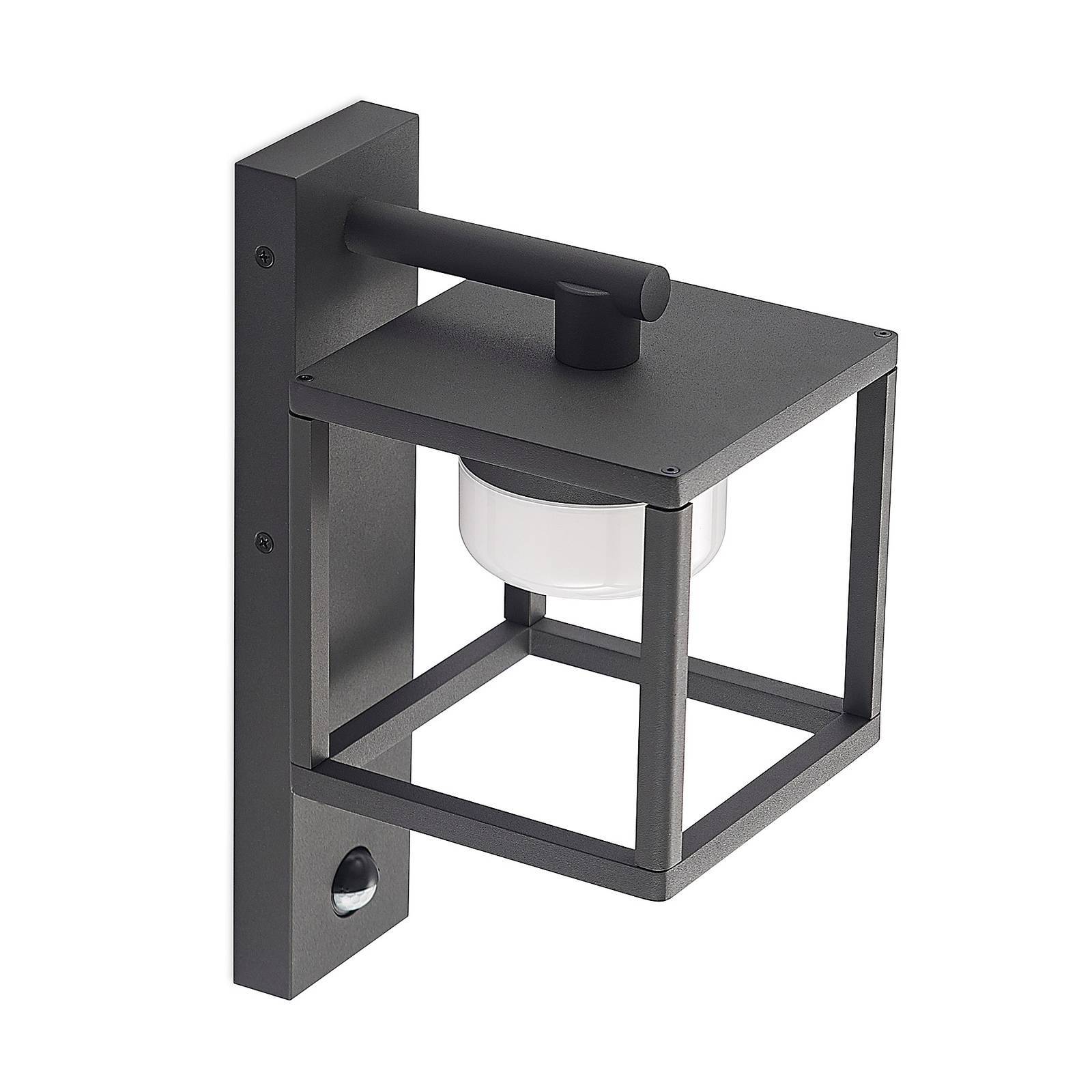 Lucande Außenwandlampe Timio, Downlight, Sensor, GX53, IP44 9619309