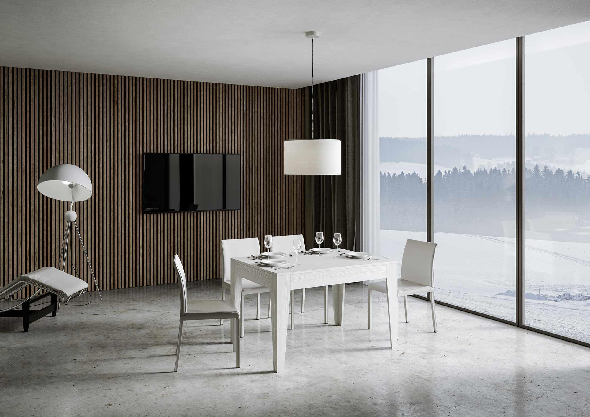 ITAMOBY - Ausziehtisch 120/180x90 cm Cico Esche weiß WE1200TAVCICO-BF