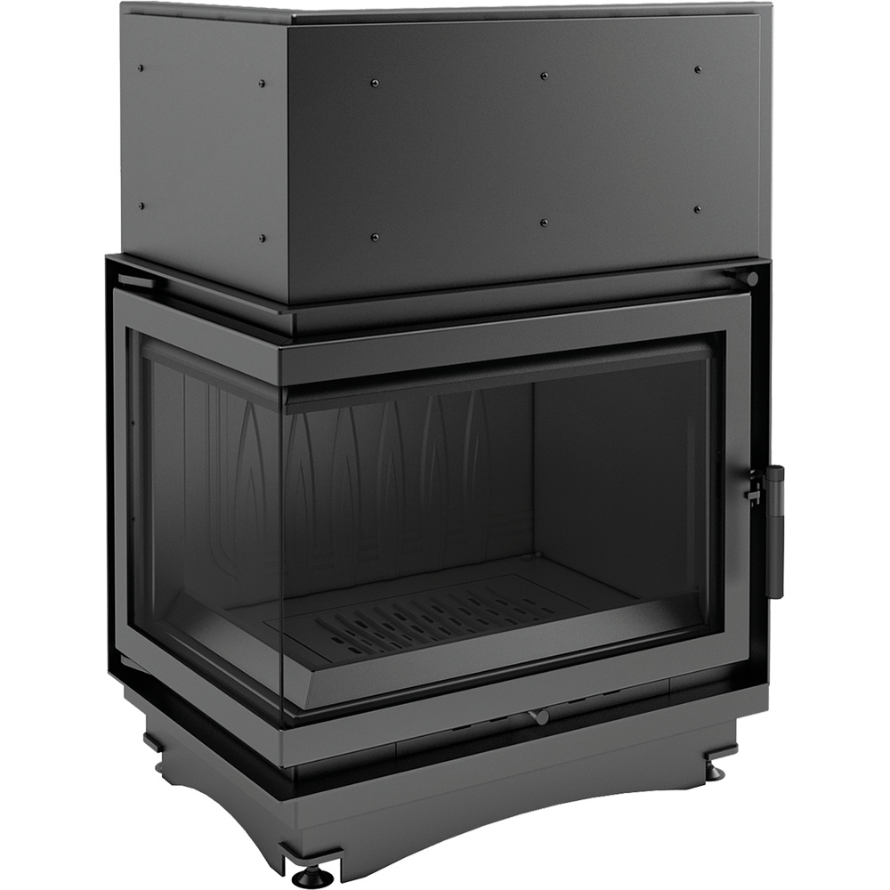 Liatinový krb Zuzia vľavo, 15 kW Ø 150