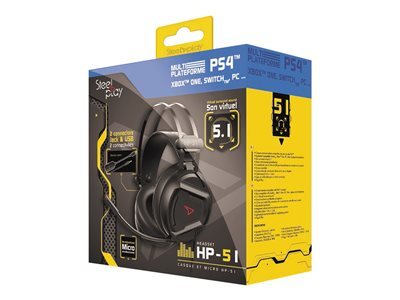 Steelplay HP-51 Gaming-Headset schwarz JVAMUL00110
