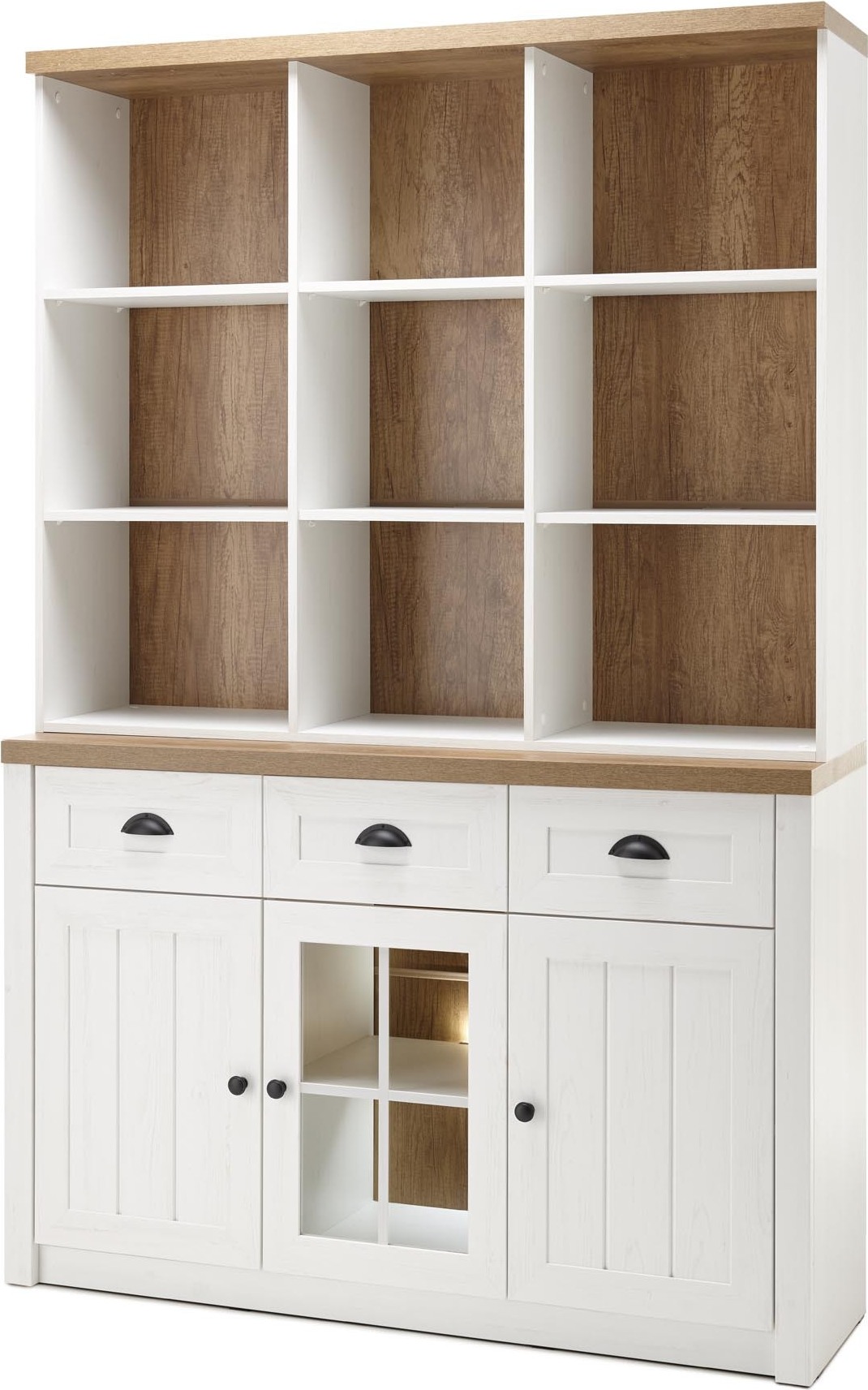 Buffet Provence B4 - Pinie Weiß / Eiche hell Nachbildung