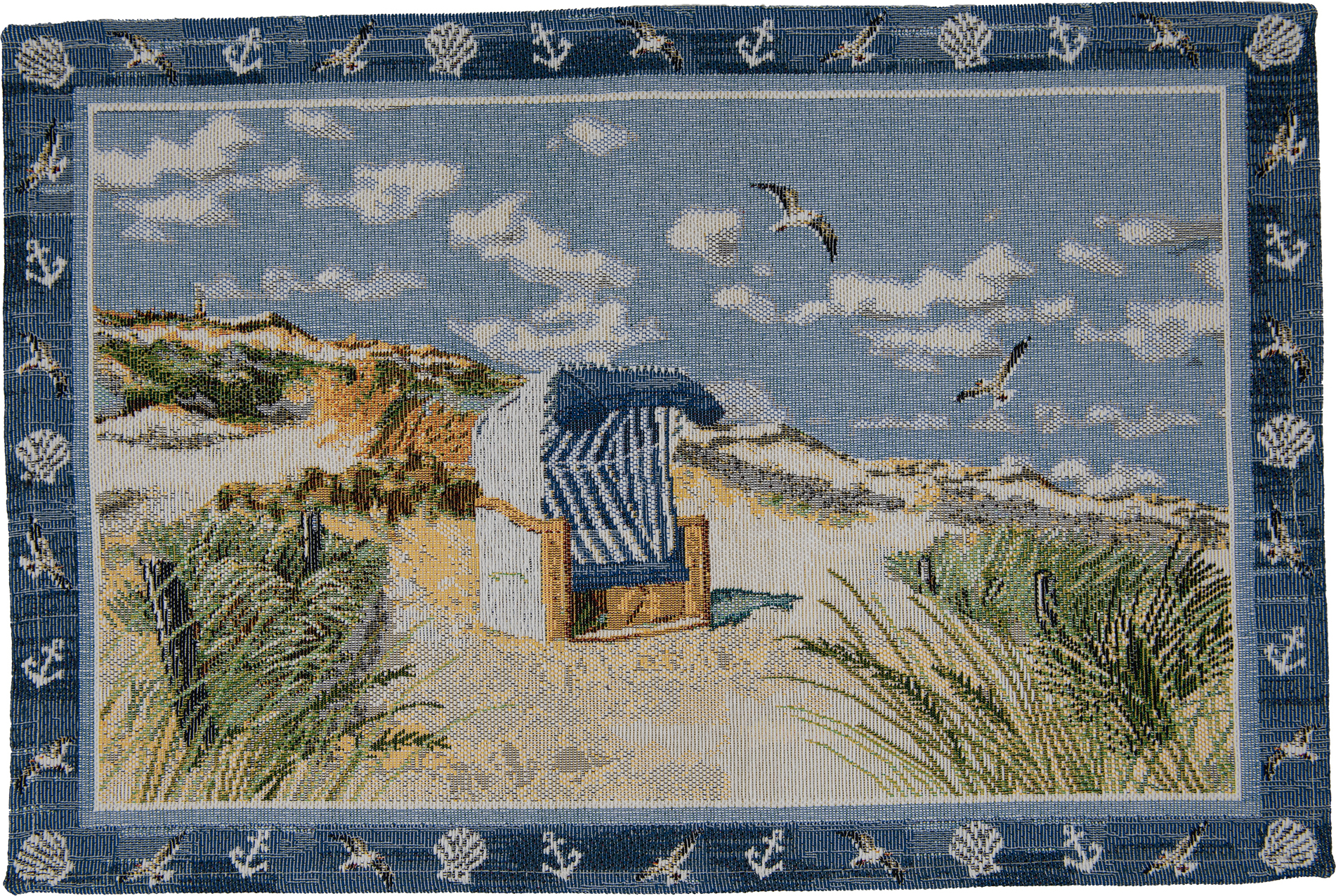 Sander Gobelin Tischset Beach Chair 32 x 48cm