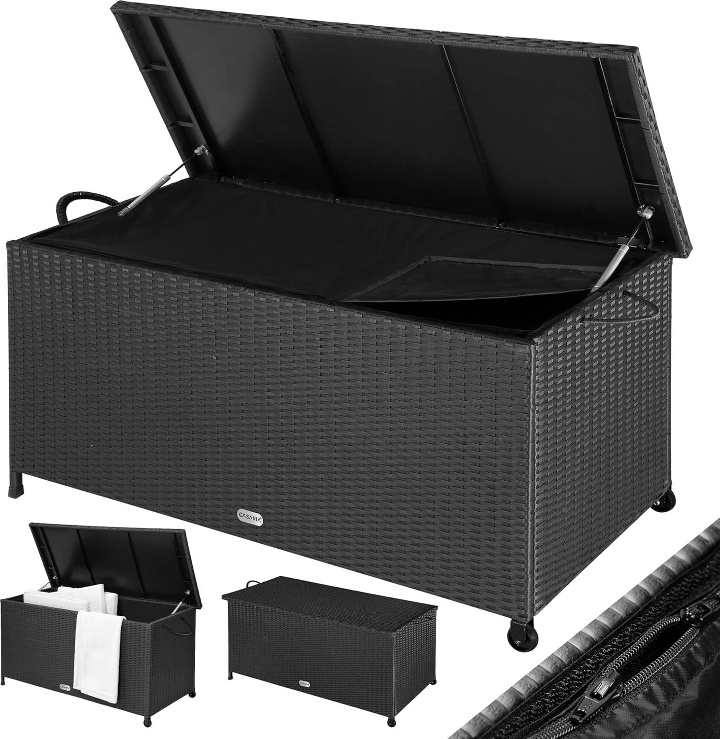 OEM Wasserdichte XXL Kissenbox mit Rädern 420L Lagerplatz Garten Balkon 2026