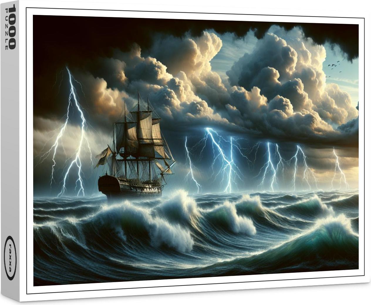 raxxa Premium-Puzzle "Sturmfahrt ins Licht", 1000 Teile 1-14270-19494-268