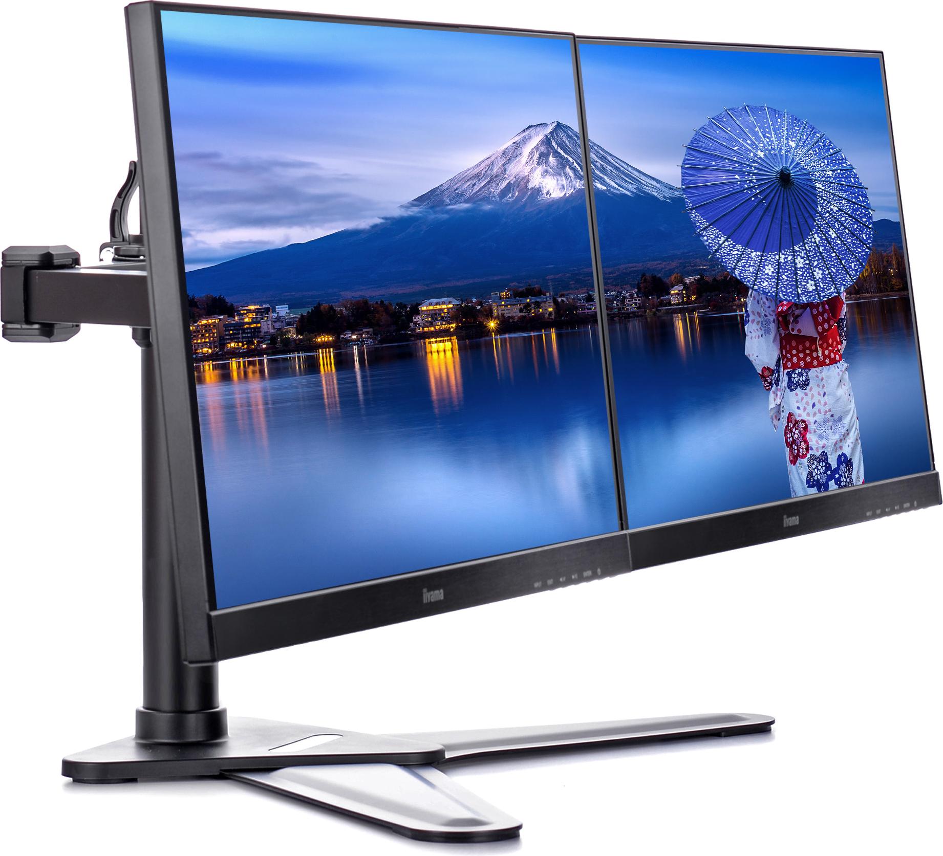 Supporto per monitor con cassetti Pannello in MDF Sonoma Grey