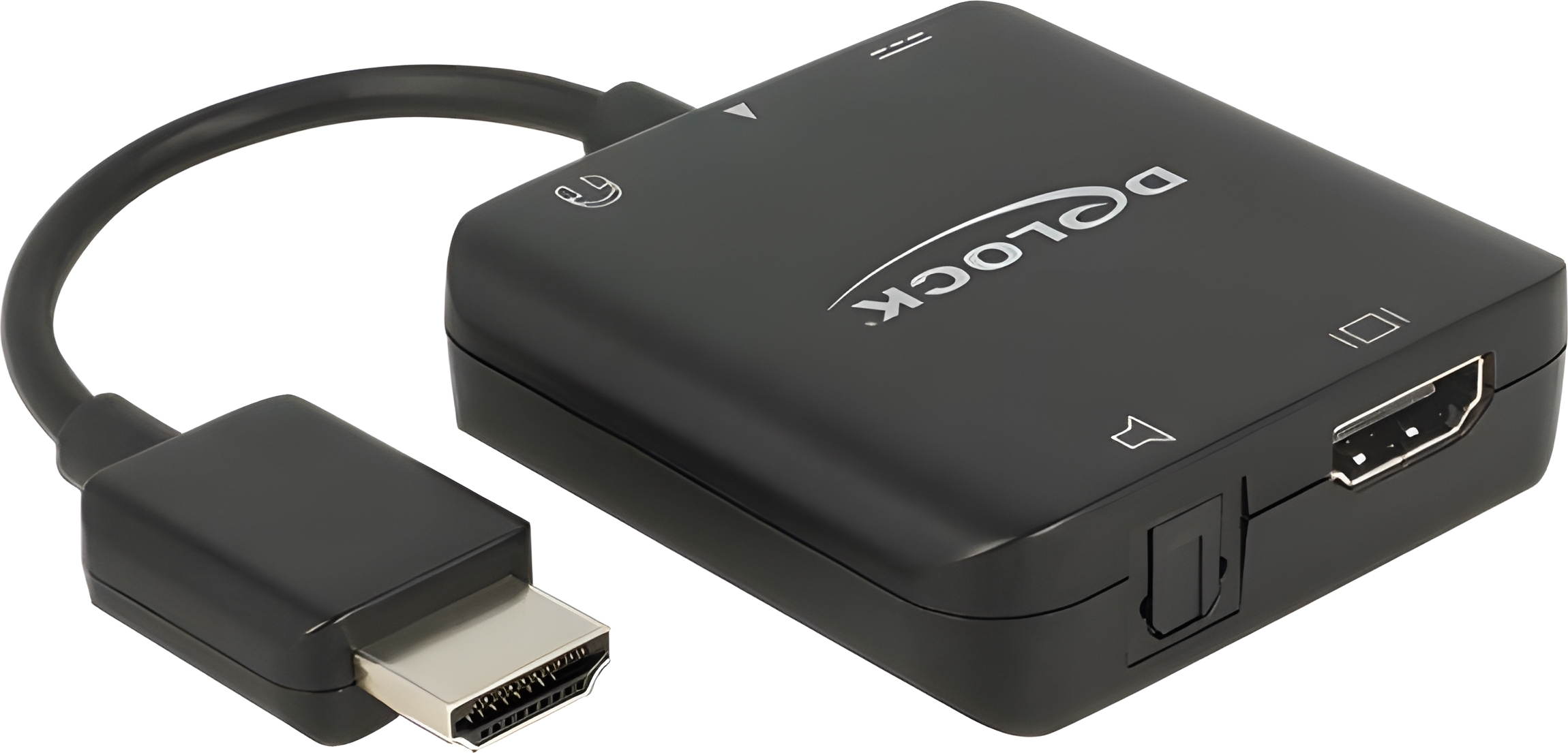 DeLOCK 4K compact - HDMI-Audiosignal-Extractor - Schwarz 62784