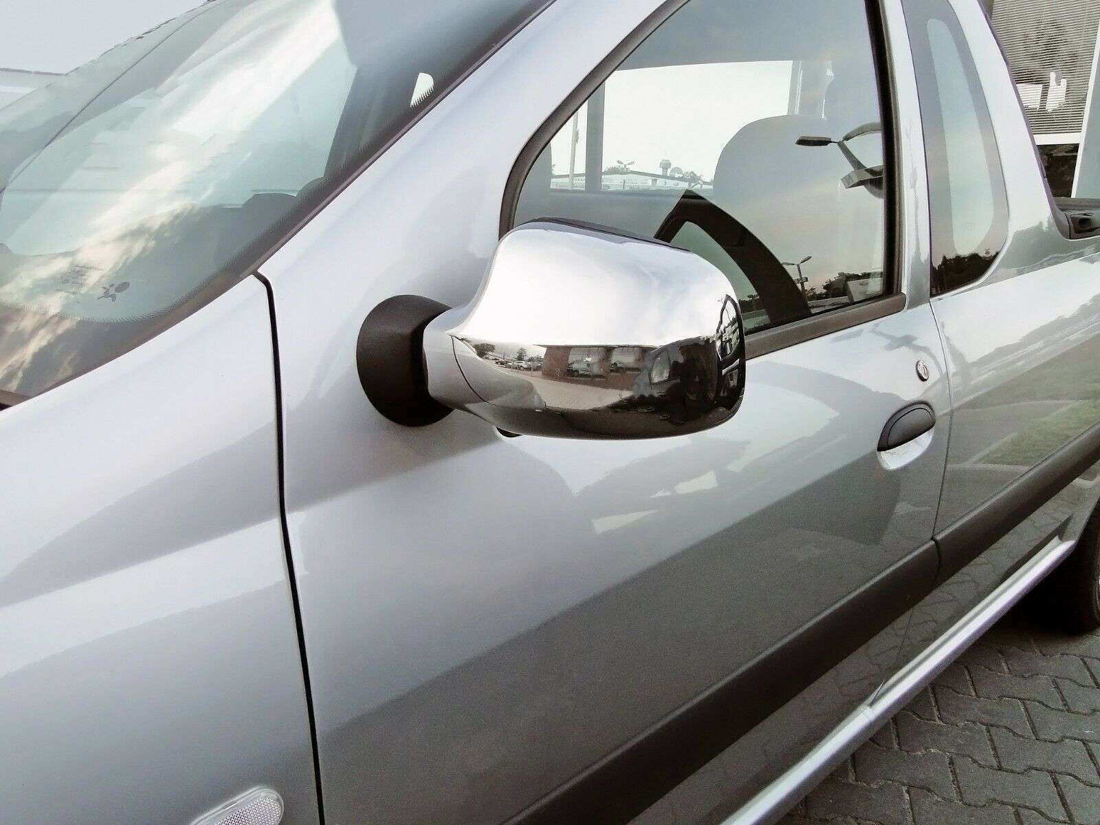 Coprispecchi Laterali In ABS Per Dacia Sandero 2021-2024 – Nero Lucido, Antigraffio, Adesivo, Facile Installazione, Protezione E Stile