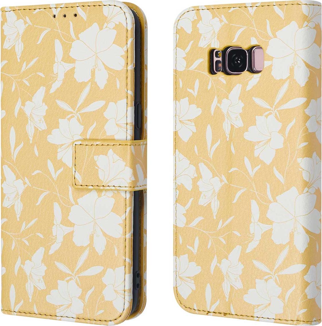 imoshion Designová knižnica pre Samsung Galaxy S8 - Žlté kvety