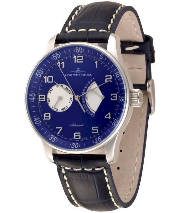 Zeno-Watch - Náramkové hodinky - Pánske - Chrono - X-Large Retro Retrograde - P592-g4