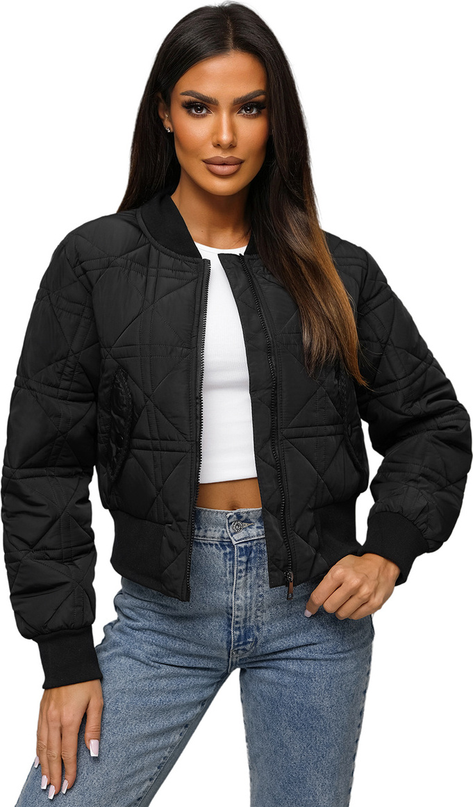 Damen Jacke Schwarz OZONEE JS/16M9227/392 S